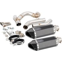For Honda VFR 800 2002 2003 2004 to 2013 VFR800 VTEC RC46 / ABS Motorcycle Exhaust Muffler Link Pipe Escape Slip-on