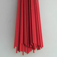 10PCS Red Glass Fiber Rod Diameters 1mm~12mm Solid Fiberglass Round Bars Arch Tent Mosquito Net Bracket Length 500mm
