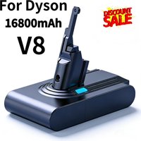 21.6V 16800mAh High Capacity Replacement Battery for Dyson V8 Absolute SV10 Handheld Vacuum Cleaner