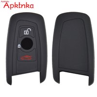 APKTNKA 3 Button Silicone Car Remote Key Fob Shell Cover Case For BMW M1 M2 M3 F05 F10 F20 F30 335 328 535 Skin Holder Protector