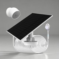 6w Solar Panel with Charging Alert Breathing Light, For Google Nest Camera Outdoor & Indoor & 2nd Generation (Battery Version)