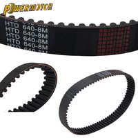 HTD 640-8M Motorcycle High Torque Drive Belt Timing Belt Transmission Belt For Surron Ultra Bee Dirt Bike Original Replacement