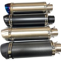 51mm Motorcycle Exhaust Muffler Pipe Escape Moto With DB Killer for Z1000 Z900 GSR600 FZ6N R1 R6 R3