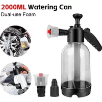 2L Hand-held Foam Sprinkler Car Washing Sprinkler, Air Pressure Sprinkler Plastic Disinfection Water Bottle Car Washing Tools