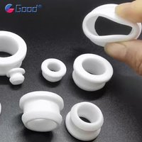 4.5mm~30mm White Hollow Hole Plug Silicone Rubber Snap-on Grommet Blanking End Cap Wire Cable Protect Through Hole Inserts Plug