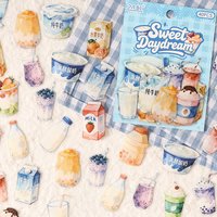 1~6Pack The Drinks Theme Stickers Scrapbooking Decoration Material Perfect for Collage Journaling Craft Diy Supplies