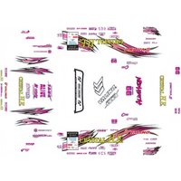 TC966 PreโCut Livery Stickers for 1/10 S15 RC Drift Car