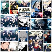 80pcs Cartoon Jujutsu Kaisen Anime Stickers Waterproof Decals Car Motorcycle Luggage Helmet Cool Mobile Phones Computers Sticker