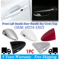 1PC Front Left Ouside Door Handle Key Cover Cap White Black Silver Red Plating For Lexus IS250 IS350 IS F 2006-2013 69218-53021