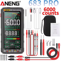 ANENG 683 Pro Digital Multimeter High-end Touch 6000 Counts Rechargeable DC Voltage Tester Current MeterOhm Diode Measuring tool