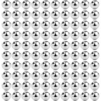 100 Pcs/bag 16G 3mm 4mm Replacement BALLS Threaded Surgical Steel Industrial Barbell Tongue Belly Body Piercing Parts