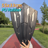 Superhero black shield triangular claw shield 1:1 film and television comic exhibition Halloween props children's toys weapons