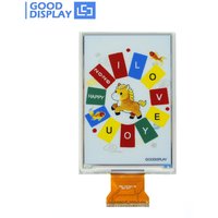 3,7-calowy wyświetlacz E-Ink z 6 naturalnymi kolorami, 234 PPI, bez filtra kolorów, interfejs SPI o bardzo niskim poborze mocy, GDEH037E01