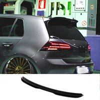 Gloss Black Maxton Style Rear Roof Spoiler Wing For Volkswagen Golf 6 7 7.5 GTI GTD R 2009-2020 Bumper Aero Kit Gloss Black