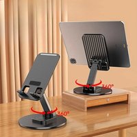 Universal mobile phone and tablet stand, rotatable at multiple angles, foldable desktop stand, portable mobile phone stand