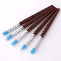 A 5-piece set of wooden pottery clay sculpture DIY clay sculpture art supplies specifically designed for clay