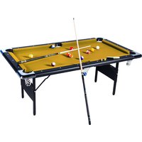 7 Ft Portable Pool Table Adults Folding Billiards Tables for Game Room Easy Foldable Storage Includes Accessories Steel Tube