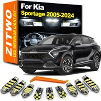 Car Parts LED Interior Map Reading License Plate Light Bulb Kit For Kia Sportage 2 3 4 5 2005- 2019 2020 2021 2022 2023 2024