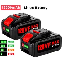 15000mAh 18V/21V Rechargeable Battery 128VF Lithium Ion Battery for Worx WA3551 WA3553 WA3641 WG629E WG546E WU268 Power Tool