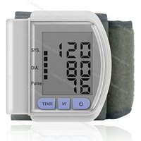 Digitlal Tensiometro Health Medical BP Sphygmomanometer Wrist cuff Digital Blood Pressure Monitor Heart Beat Rate Pulse Meter