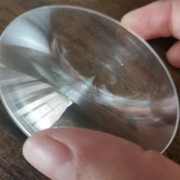 Diameter 70MM Round PMMA Fresnel Optical Fine Threaded Lens for Electric Torch Focal Length LED Lighting Lens