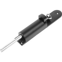 Zinc Alloy Spring Loaded Latch Floor Mounted Drop Rod for French Doors Barn Gates Shed Patio Security Door Hold Open Close