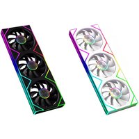 LP-120/360 ARGB Siamese PC Fan Integration PWM Silent long life large air volume 12V Computer case Cooling Fan 800-2200RPM