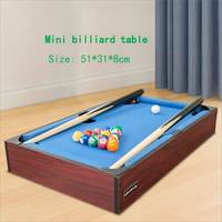 Mini billiard table, small black eight billiard table, family interactive tabletop billiard game