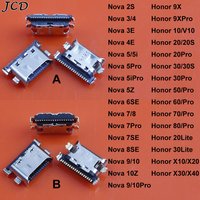 JCD 5pcs USB Charging Dock Port For Huawei Honor 10 20 30 50 60 70 80 Pro Nova 3 4 5 6 7 8 9 10 Pro 30 30 Lite Charger Connector
