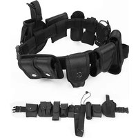Tactical Waist Belt Training Duty Security Equipment Set Multifunctional Nylon Waterproof Waist Bag Ten Piece Set Accessories