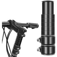 Bike Stem Riser Adjustable Bicycle Handlebar Extender 28.6mm Fork Aluminum Increases Bar Height Up to 5.3" for Mountain Bike