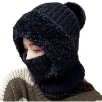 AliExpress Autumn And Winter Warm and Cold-proof Ear Protective Caps for Women Thickened Cycling Neck Masks And Warm Caps Fashion Gift