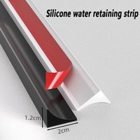 Countertop Silicone Water Retaining Strip Dry And Wet Separation Self-Adhesive Design Bendable Suitable For Kitchen And Bathroom