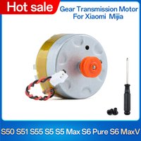 Motor for Xiaomi Roborock S50 S51 S55 S5 S5 Max S6 Pure S6 MaxV robot vacuum accessories Gear Transmission Motor parts