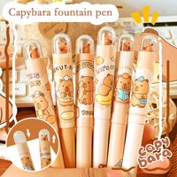 school acsesories cute capybara ink pen back to school supplies high quality fountain pen Writing Pens office kawaii Stationery