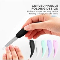 1PC Little Fish Folding Nail File Double Sided Nail Polishing &Trimming File Frosted Plastic Nail Buffer Portable Nail Care Tool