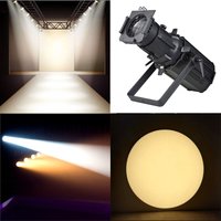 200w Ellipsoid profil Scheinwerfer Cob LED Logo Gobo Fokus Licht fester Grad 19 26 36 Option Leko mit Aluminium guss gehäuse