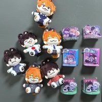 New Genuine Stock Lying Puppy Loving The Fox The Picnic Series Blind Box Fridge Magnet Ornaments Cute Toys Girl Birthday Gifts