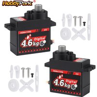 HobbyPark Waterproof 4.6kg Digital High Torque Metal Gear Micro RC Servo for RC Car Plane Robot Boat