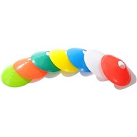 25/50Pcs Colorful Soccer Disc Cone Set Durable Flexible Training Marker Cones with Carrying Bag Tear-resistant Soccer Cones