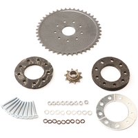 44 Tooth Rear Drive Sprocket Engine Set Mount Pads Kit for 49cc 66cc 80cc Motorised Bicycle Bike Dirt Pit Bike Motorcycle Parts
