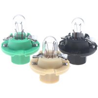 2Pcs T5 12V Car Dashboard Instrument Indicator Bulbs 1.2W 1.5W 2W Black Green Yellow Base Auto Light Lamps