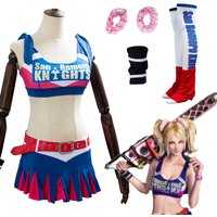 Fantasia Lolipop Of Chainsaw Juliet Starling Cosplay Disfraz Costume Anime Game Women Fantasy Halloween Carnival Party Clothes