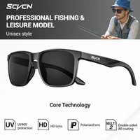 SCVCN Outdoor Polarized Beach Ocean Sea Platform Fishing Cycling Men Sunglasses Bicycle Sports Hiking UV400 Eyewear Water Sports