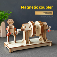 STEAM educational toy science room showcases works magnetic coupler interesting magnet experiment model