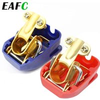 1 Pair 12V Electrode Quick Release Lift Off Connector Clamps Car Battery Terminals for Car Caravan Boat Moto Car-styling