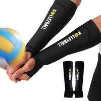 2pcs Anti slip elastic volleyball arm guard, extended and thickened sponge pad for shock absorption,for volleyball training