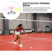 3pcs Windproof Badminton Nylon Shuttlecock Training Balls Indoor Outdoor Practice Durable Versatile Sports Equipment