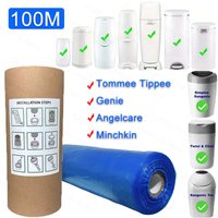 Weiß/blauer Windelbehälter für Tommee Tippee Sangenic Simplee oder Twist&Click für Angelcare für Genie Windeleimer-Nachfüllbeutel