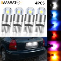 4pcs LED License Plate Light Bulb W5W T10 For Honda Accord Civic 6 7 8 9 CR-V 1 2 3 4 Fit Jazz CR-Z Insight HR-V Pilot Odyssey